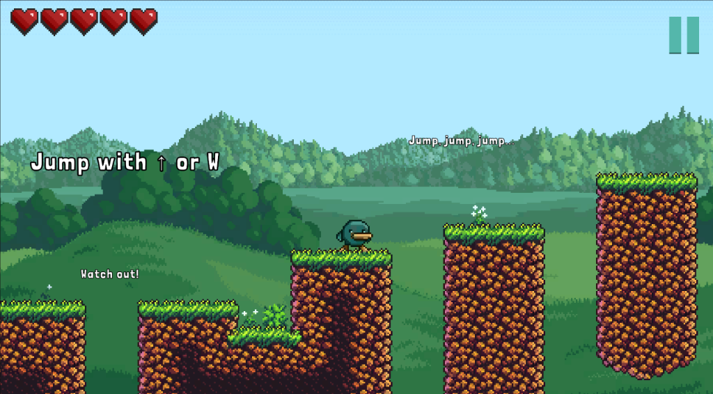 MaestarFall Screenshot - Jumping platforms